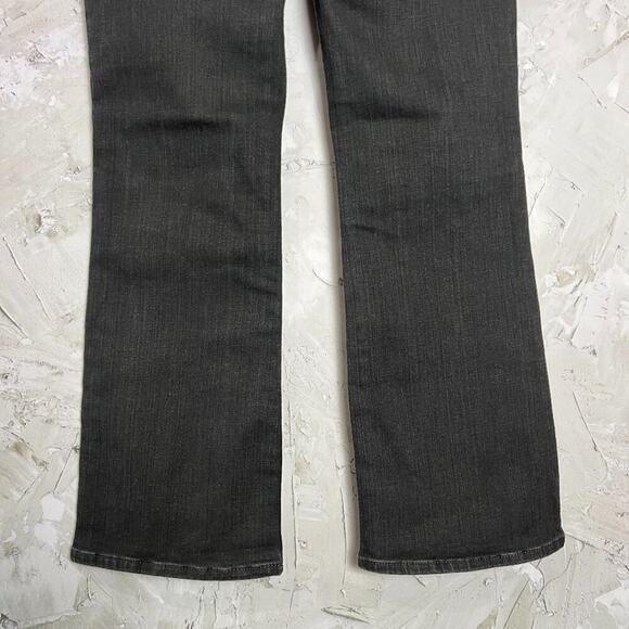 NWOT Madewell Mid-Rise Kick Out Jeans Size 27 Black Stretch Denim - Picture 7 of 8